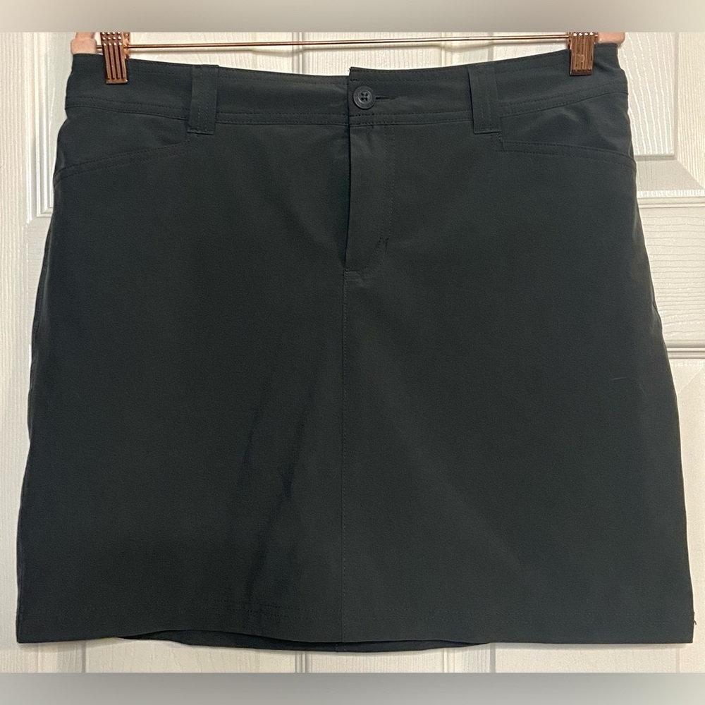 Eddie Bauer Womens Gray Adventurer 2.0 Skort Skirt & Shorts Stretch Size 8